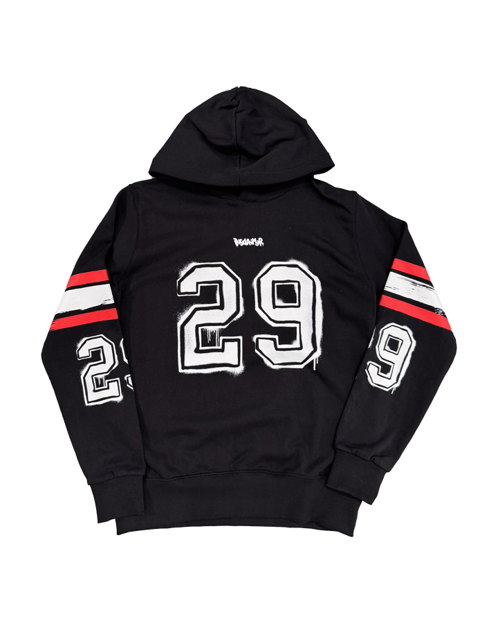 DISCLAIMER football 29 black