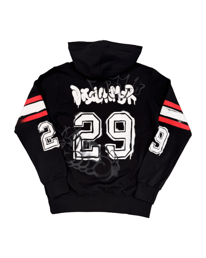 DISCLAIMER football 29 black