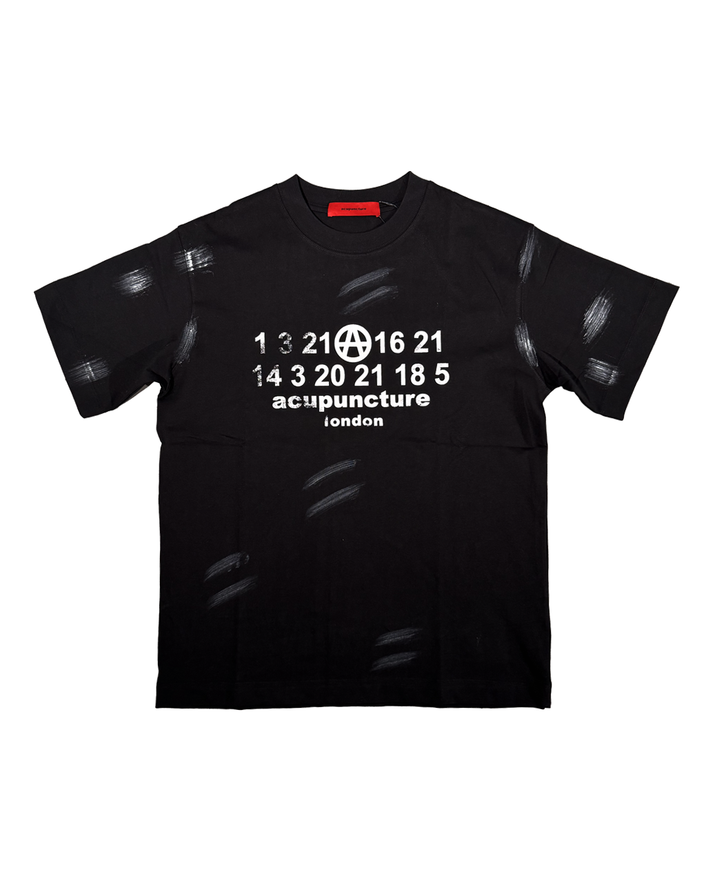 ACUPUNCTURE replica dirty tee black