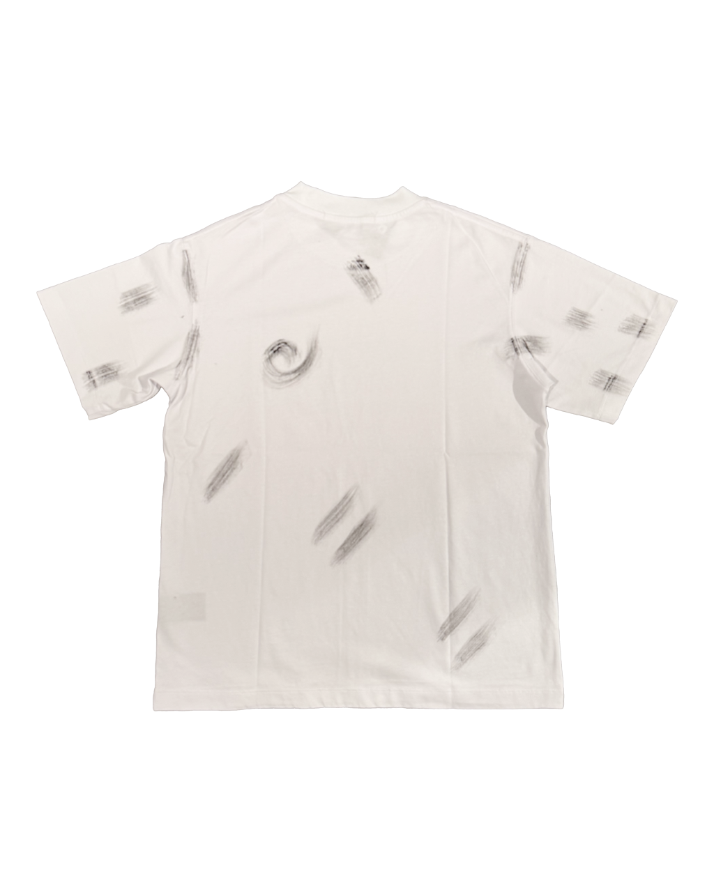 ACUPUNCTURE replica dirty tee white