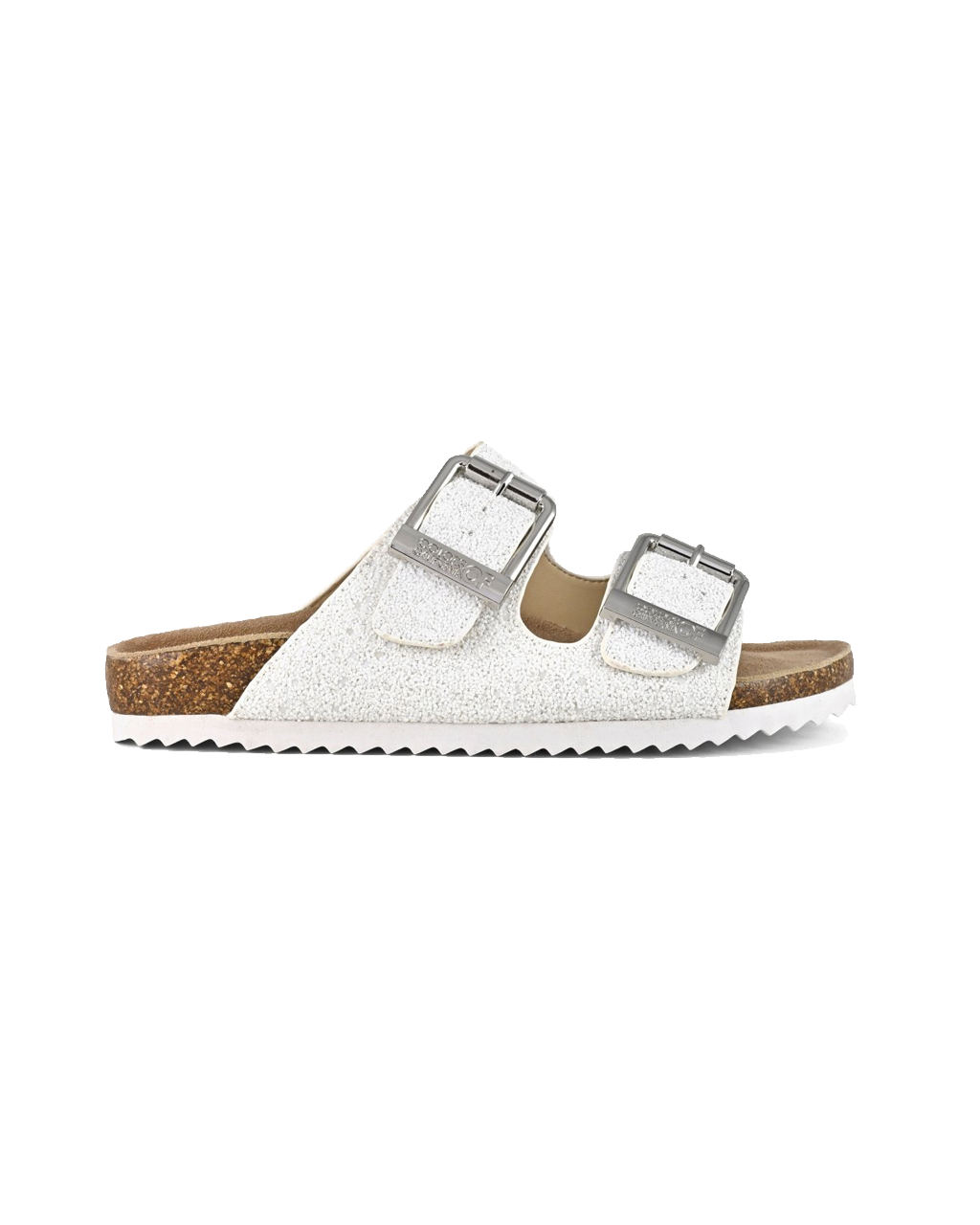 COLORS OF CALIFORNIA glitter sandal white
