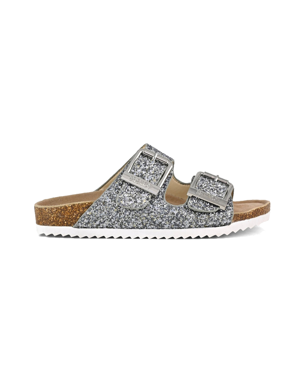 COLORS OF CALIFORNIA glitter sandal silver
