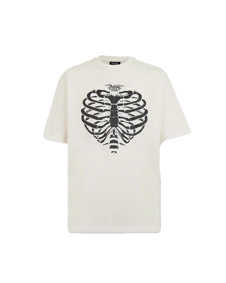 PHOBIA heart bones white