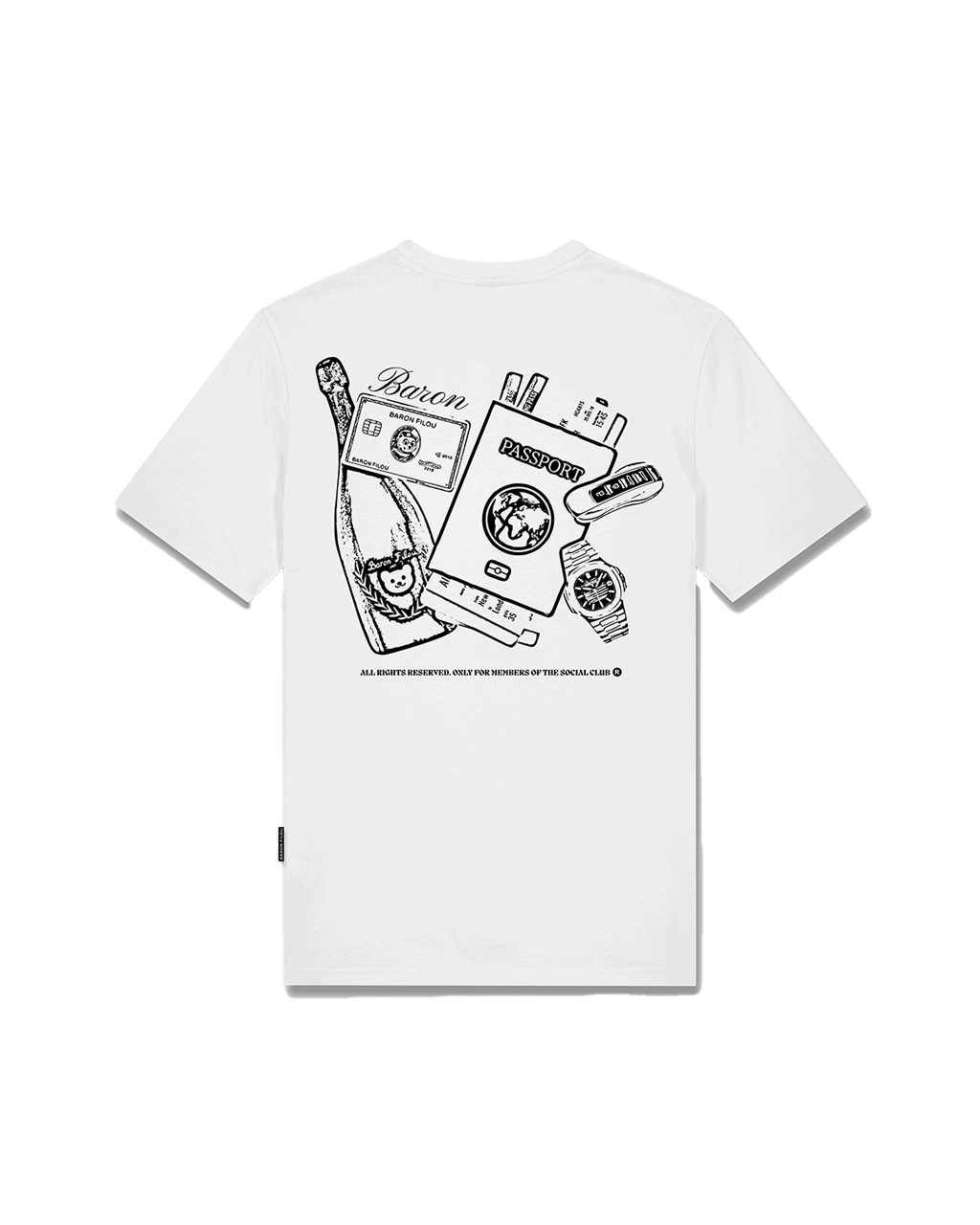 BARON FILOU social club white