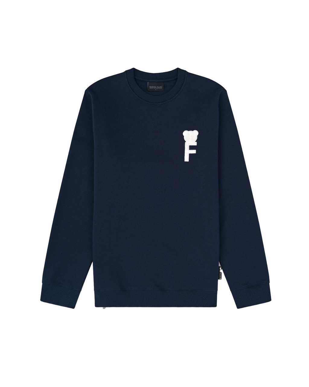 BARON FILOU "F" crewneck navy