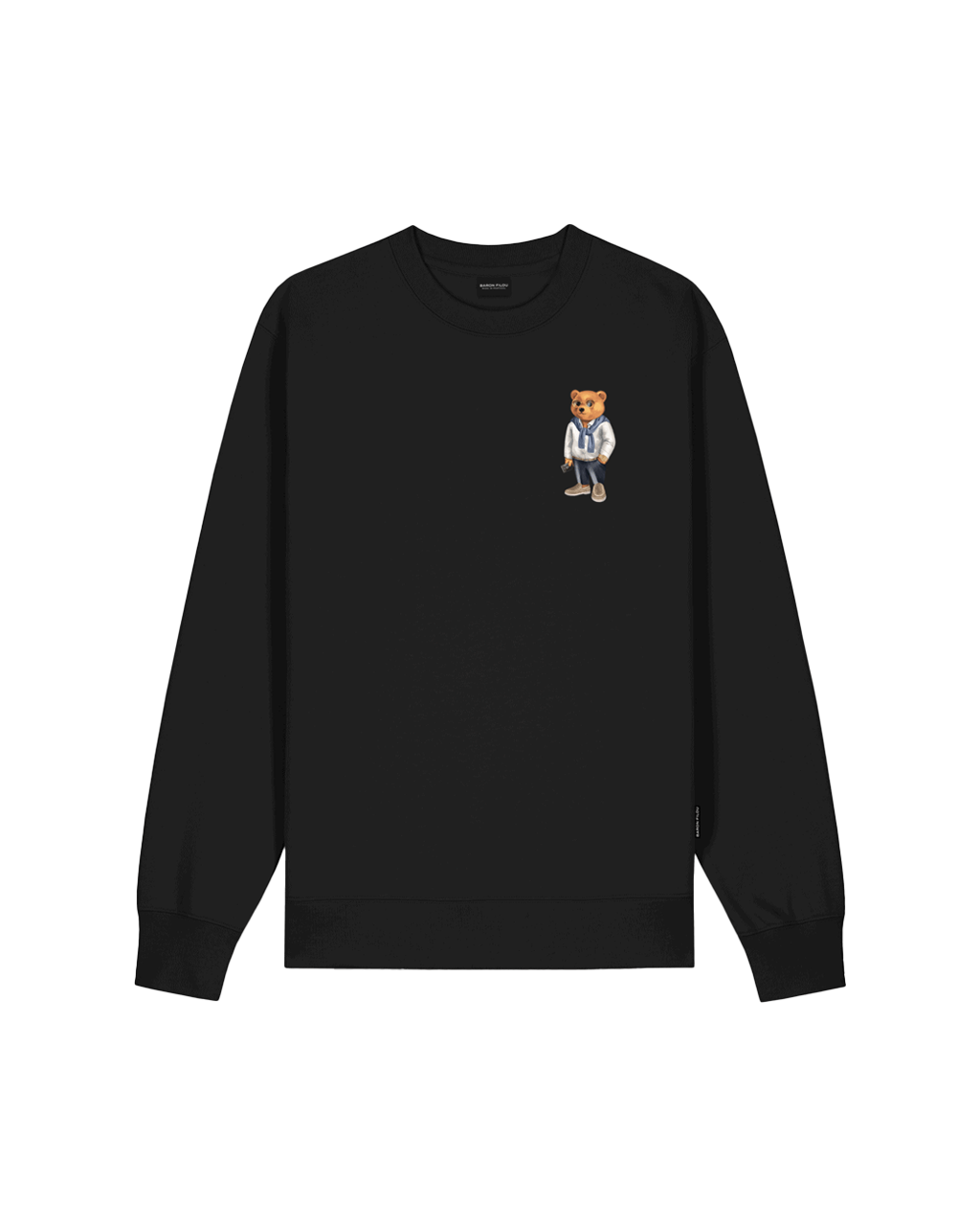 BARON FILOU small bear crewneck black