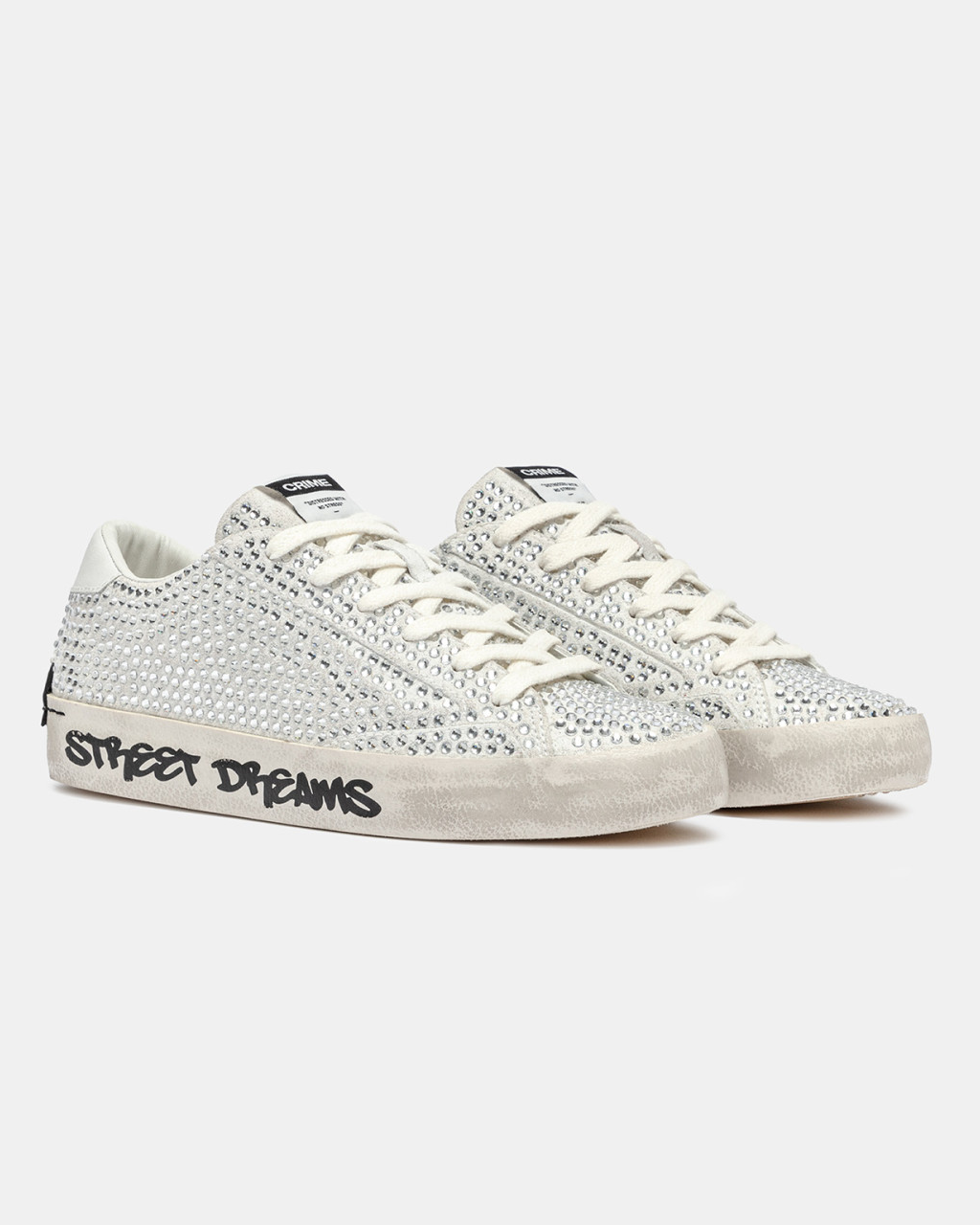 CRIME LONDON sk8 distressed full-on rocks