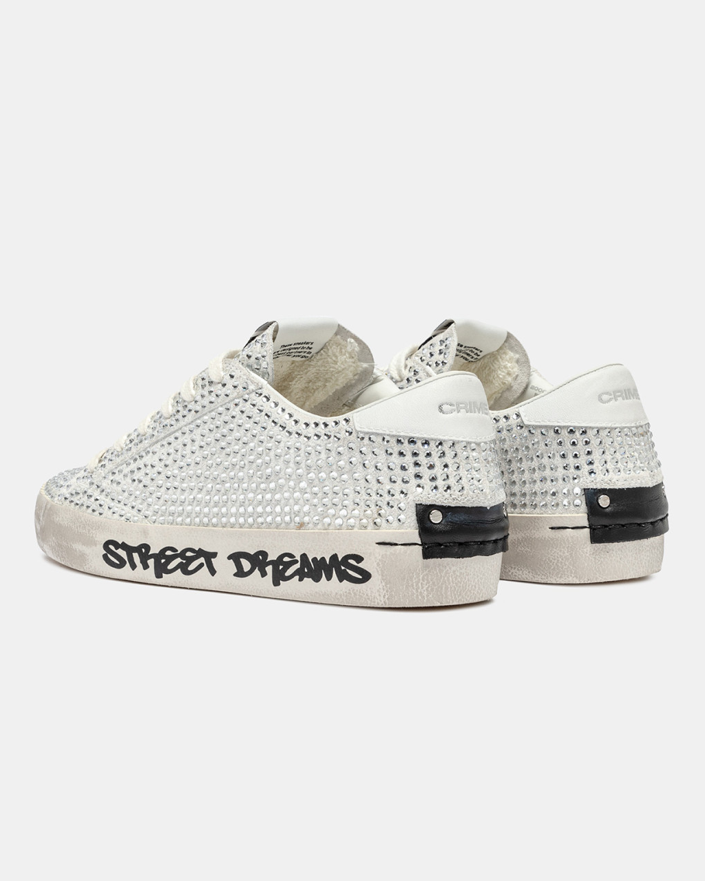 CRIME LONDON sk8 distressed full-on rocks