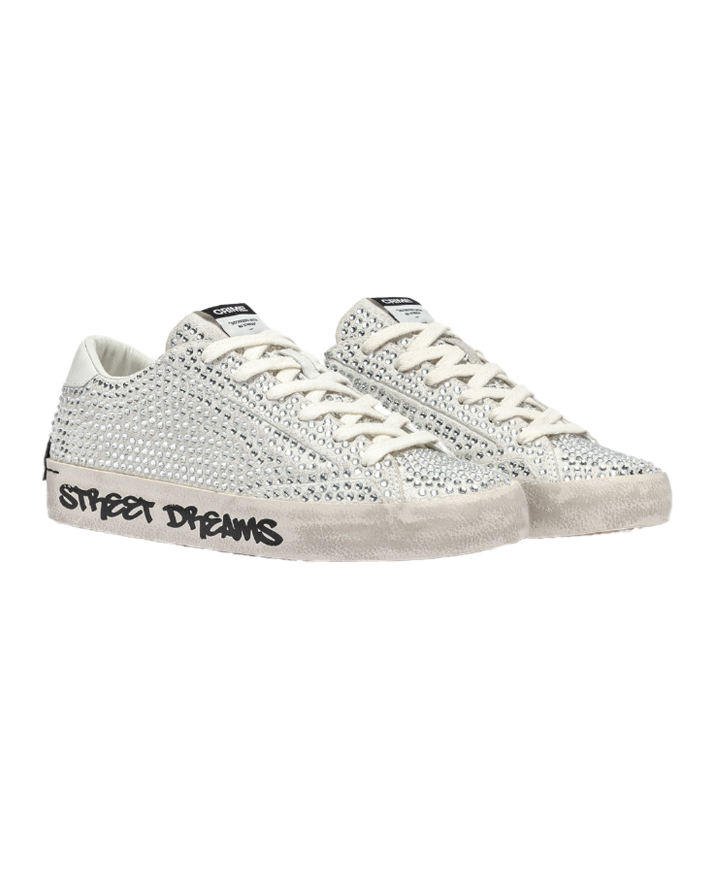 CRIME LONDON sk8 distressed full-on rocks
