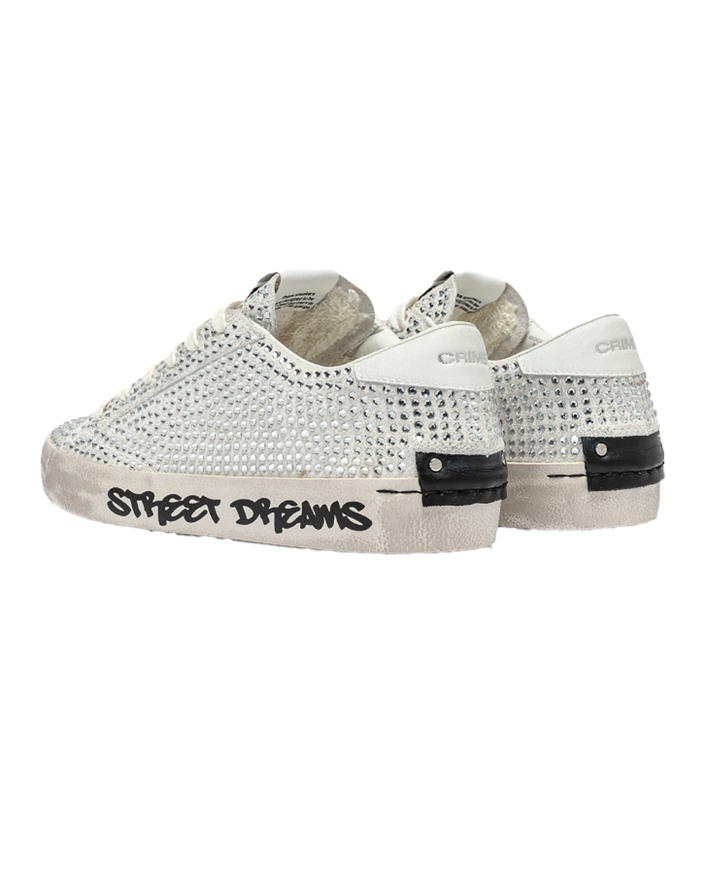 CRIME LONDON sk8 distressed full-on rocks
