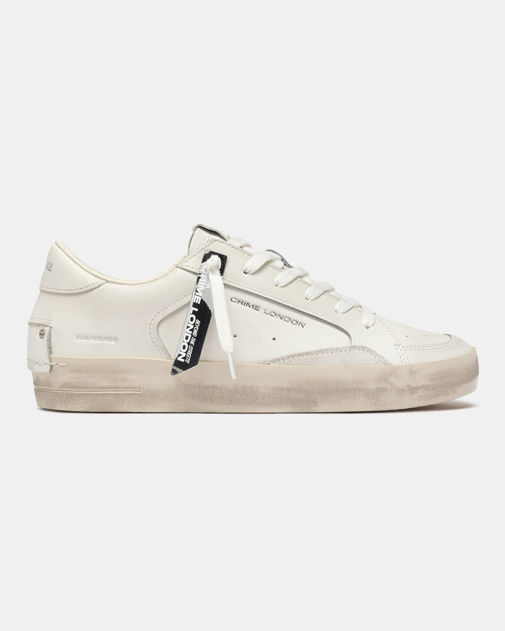 CRIME LONDON sk8 deluxe all white