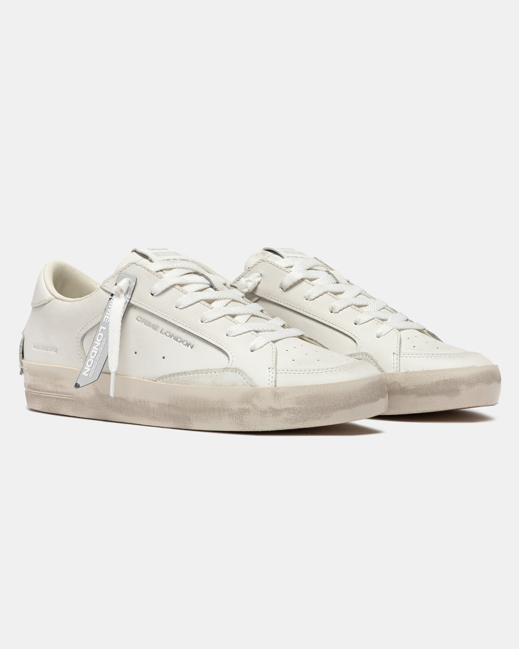 CRIME LONDON sk8 deluxe all white