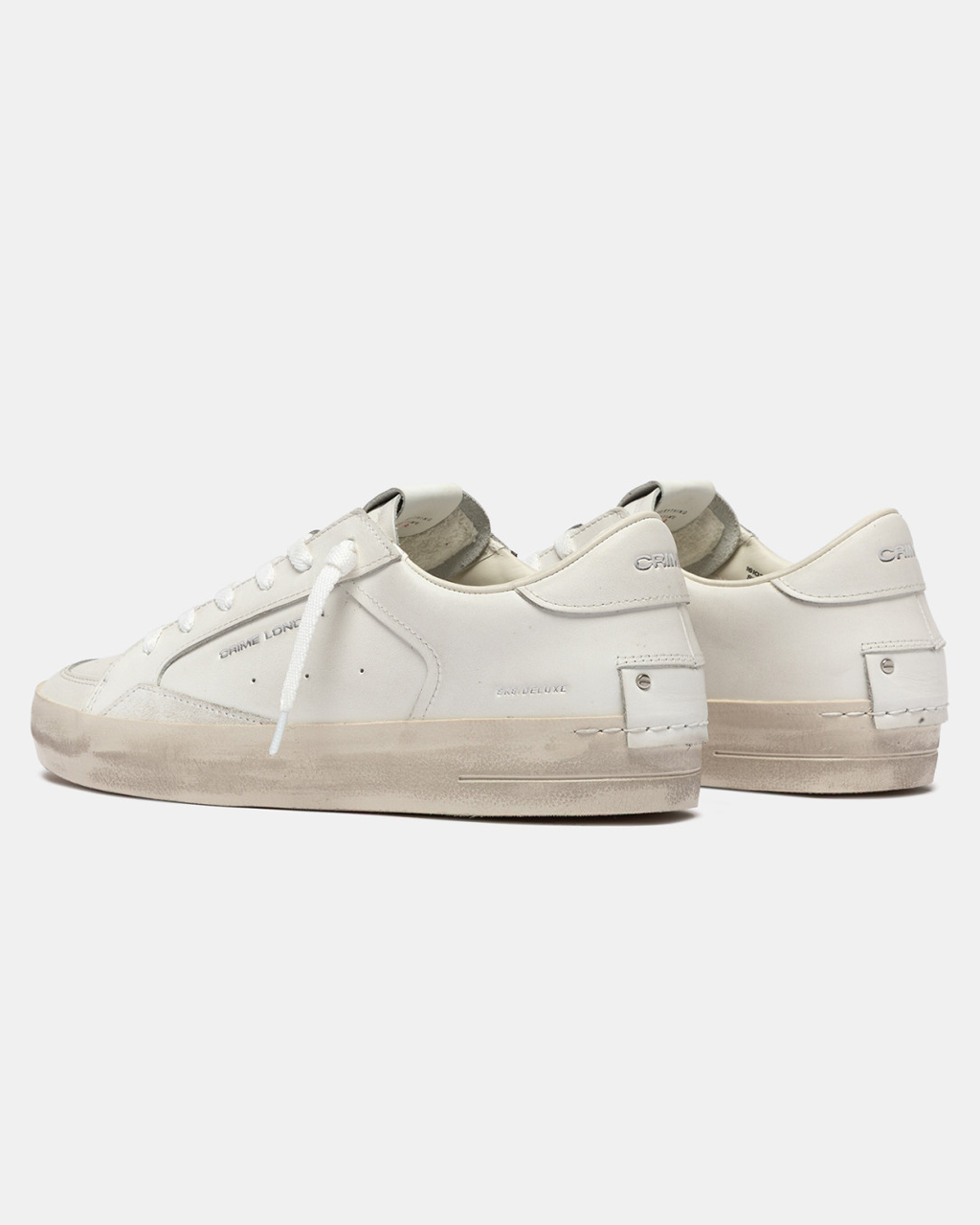 CRIME LONDON sk8 deluxe all white