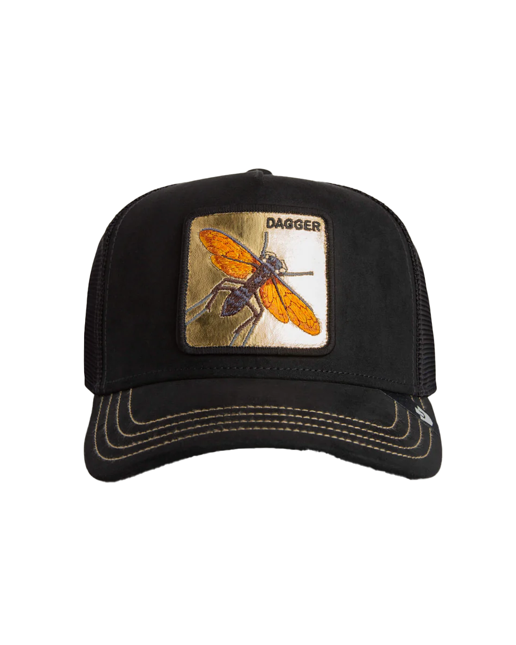 GOORIN BROS suede dagger black gold