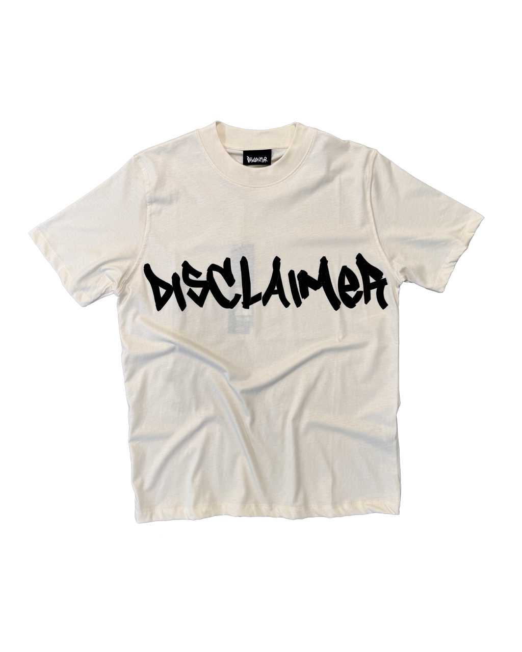 DISCLAIMER crack logo tee