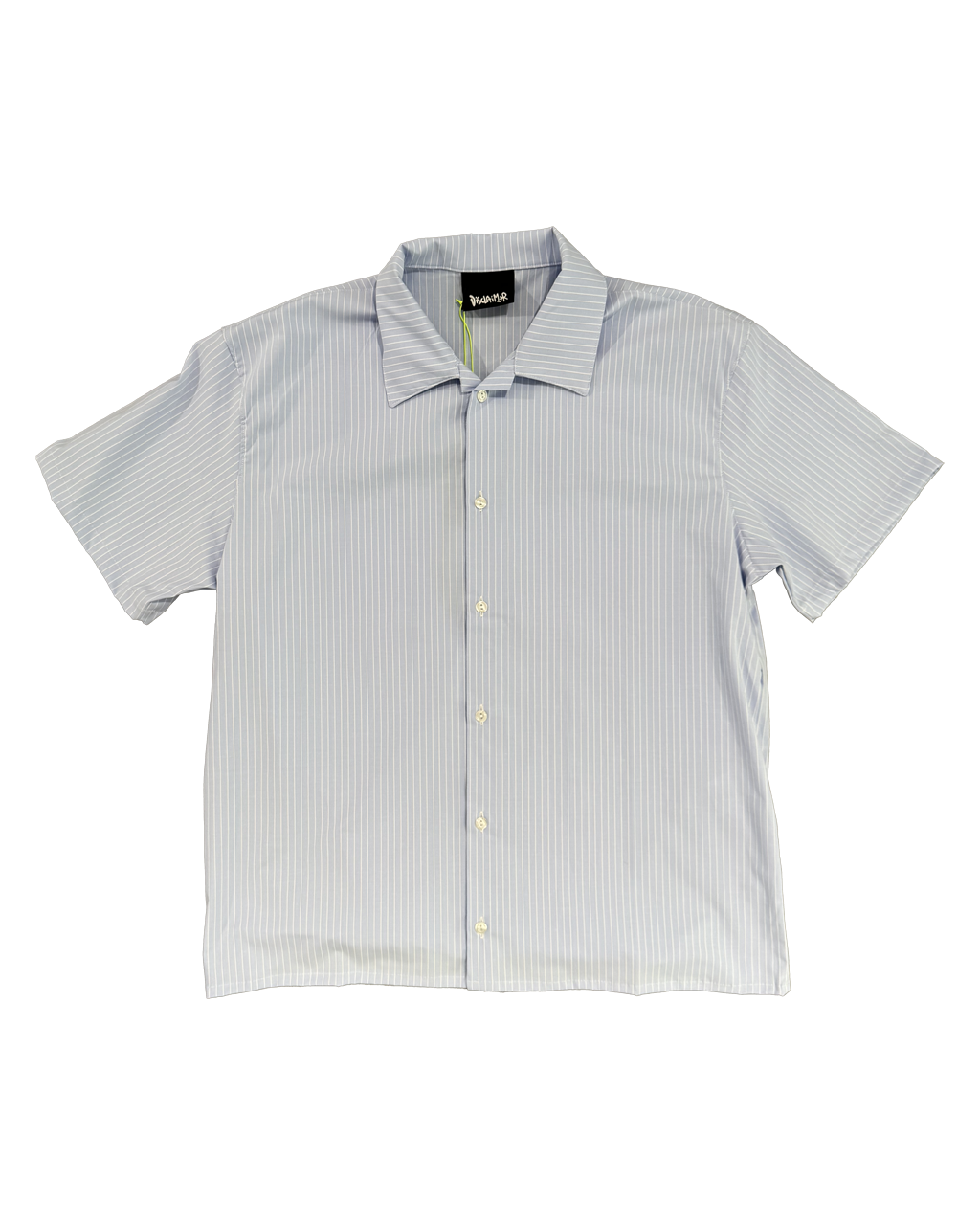 DISCLAIMER boxy stripe shirt
