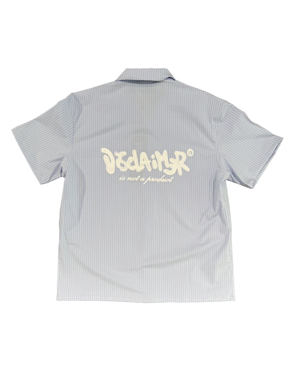 DISCLAIMER boxy stripe shirt