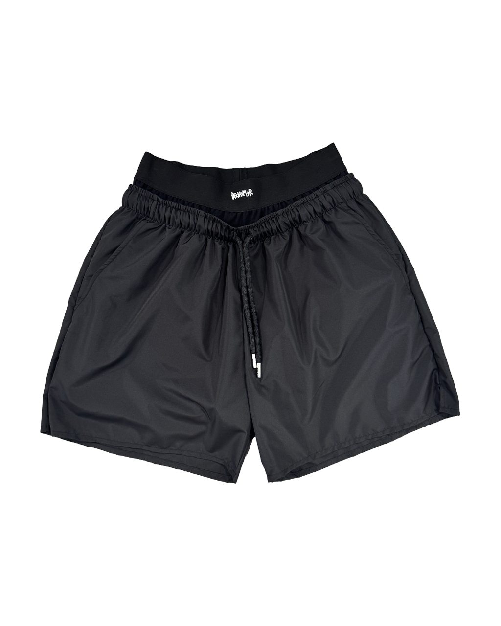 DISCLAIMER double waist swimshorts