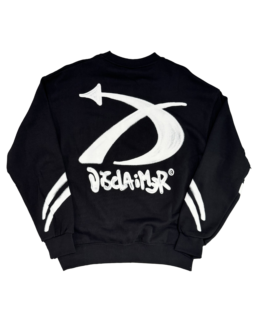 DISCLAIMER D logo crewneck