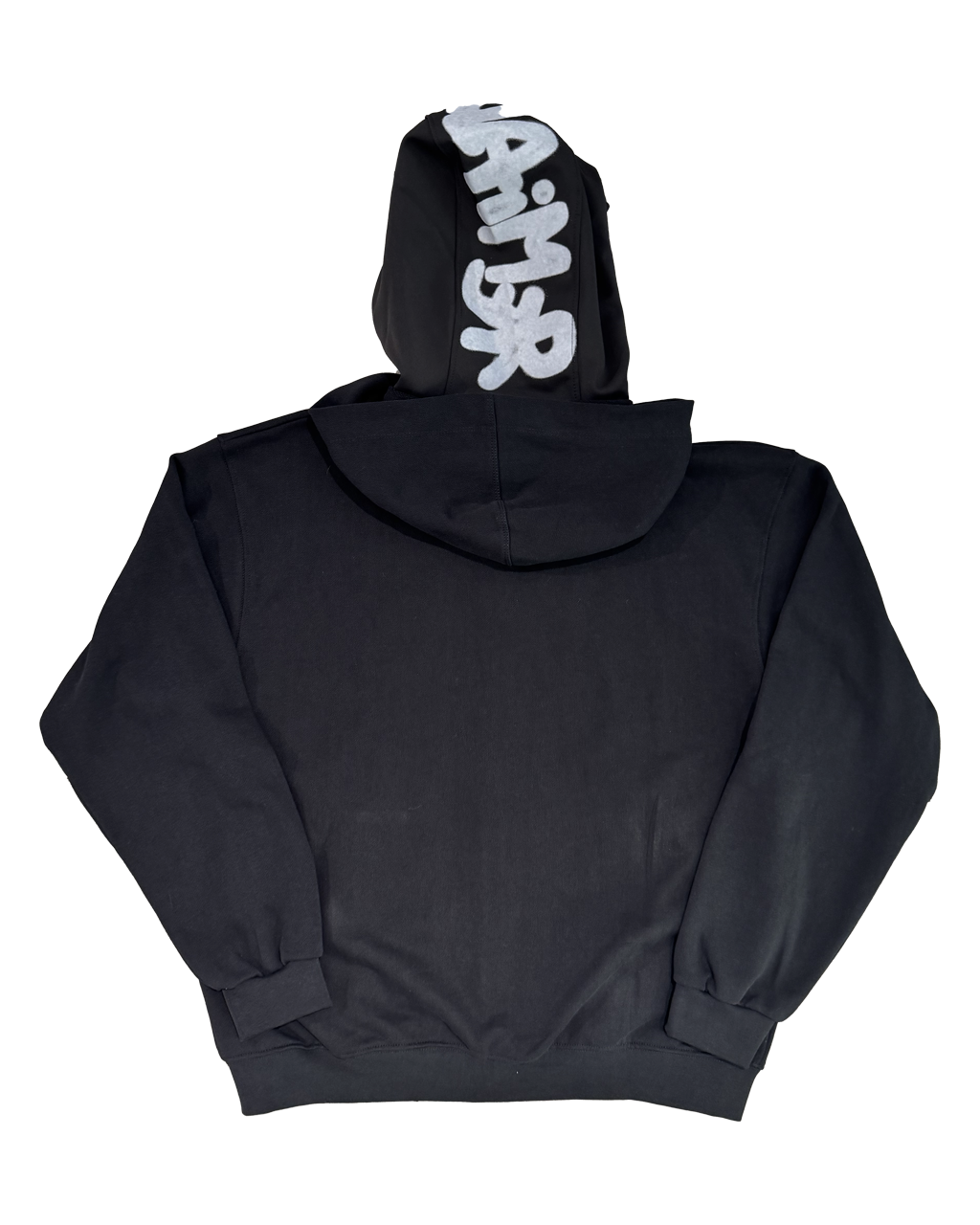 DISCLAIMER double hood zip hoodie