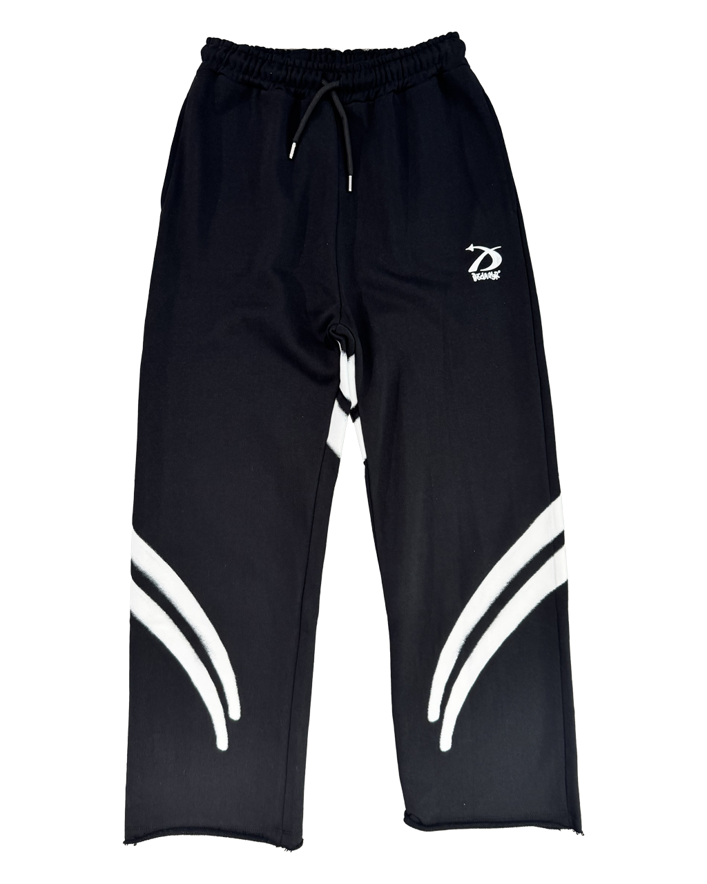 DISCLAIMER D logo sweatpants