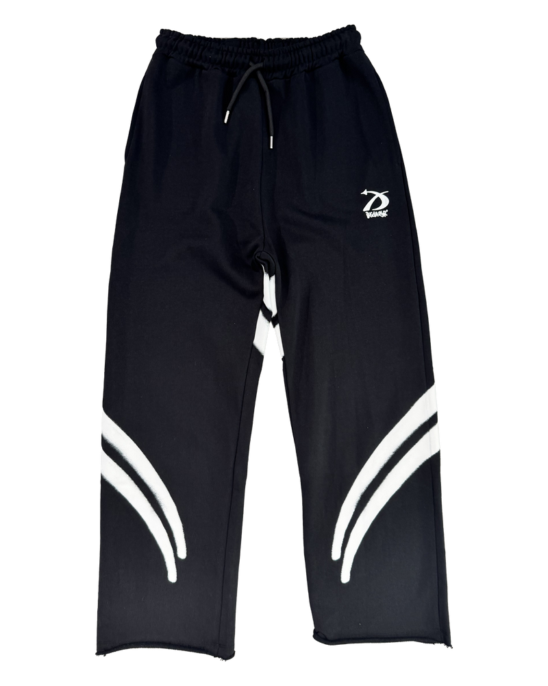 DISCLAIMER D logo sweatpants
