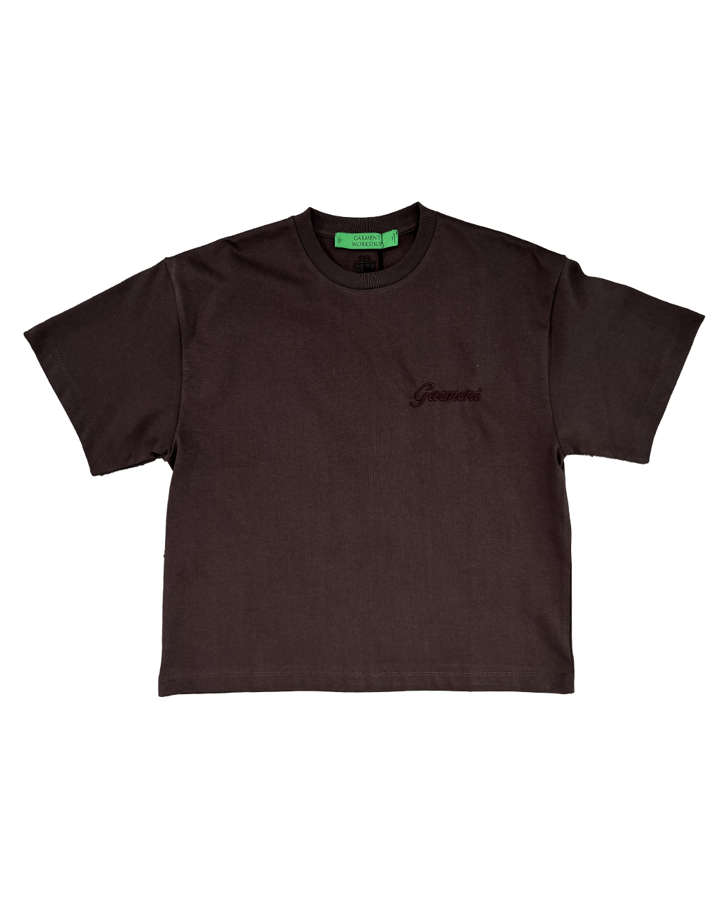 GARMENT WORKSHOP boxy tee chocolate