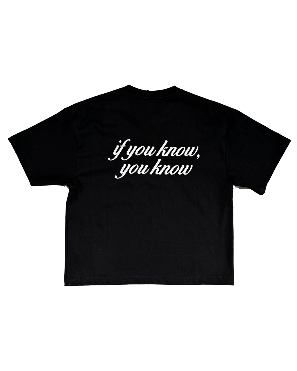 GARMENT WORKSHOP if u know boxy tee black