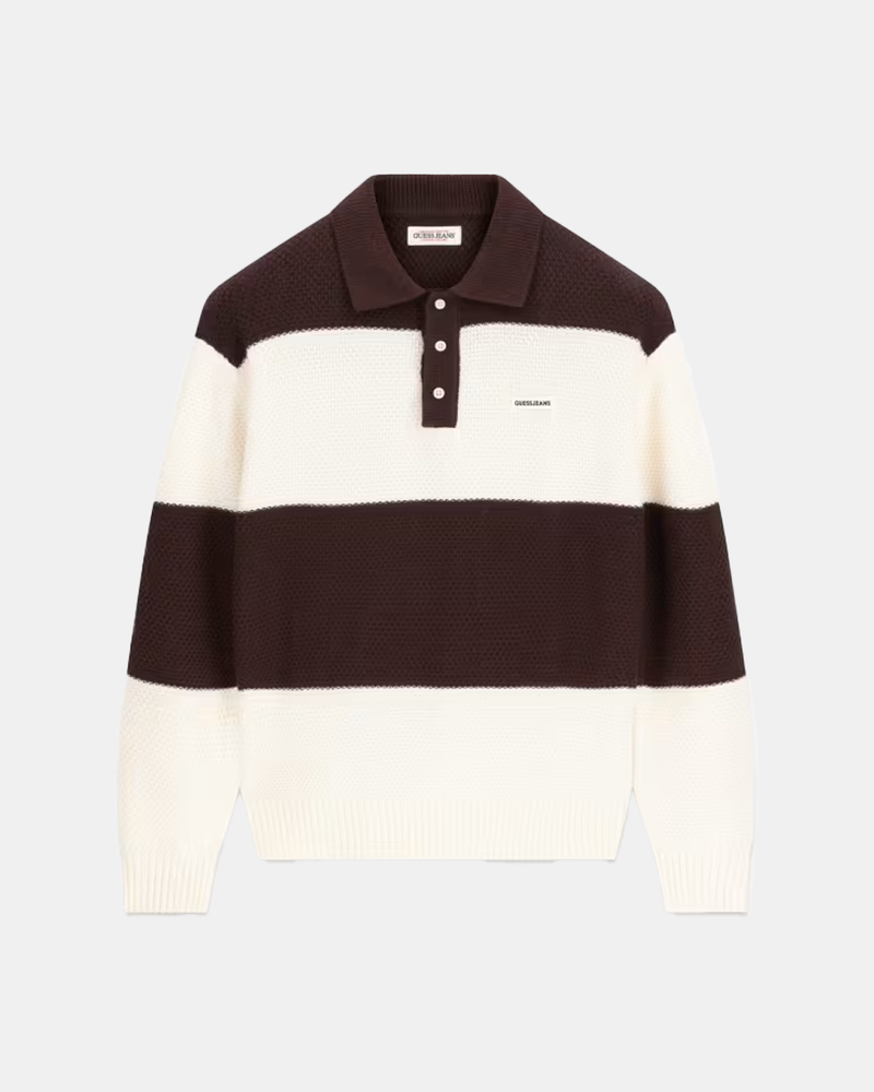 GUESS JEANS striped polo