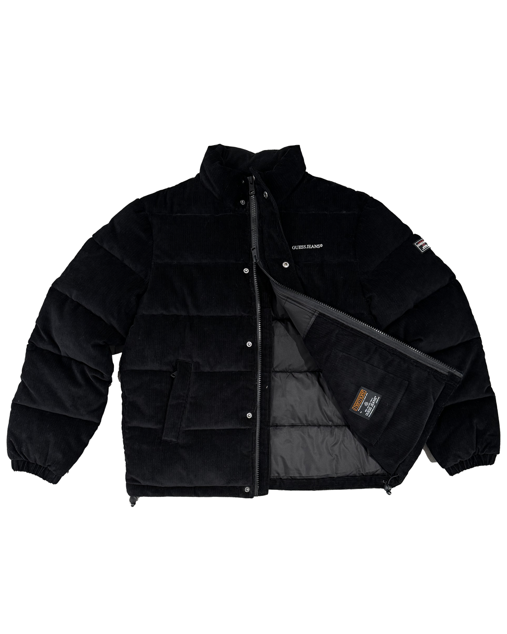 GUESS JEANS corduroy puffer jacket