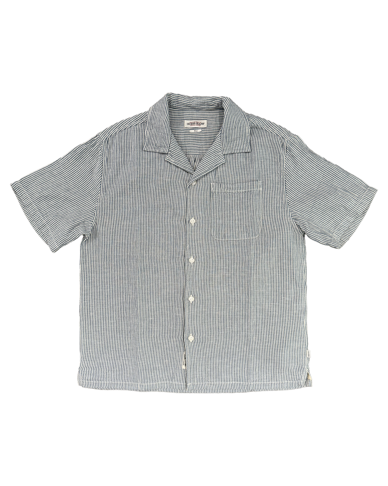 GUESS JEANS linen stripe shirt