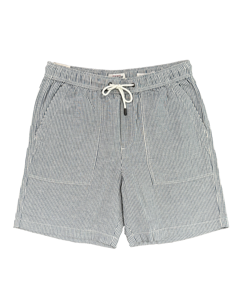 GUESS JEANS linen stripe short