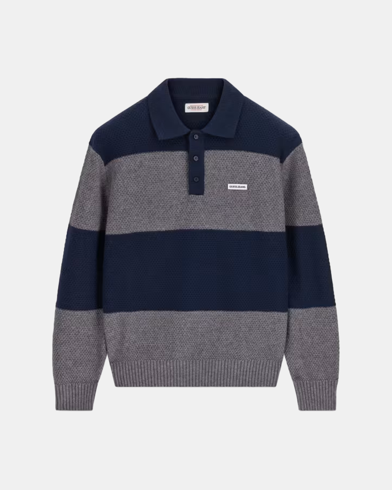 GUESS JEANS striped polo