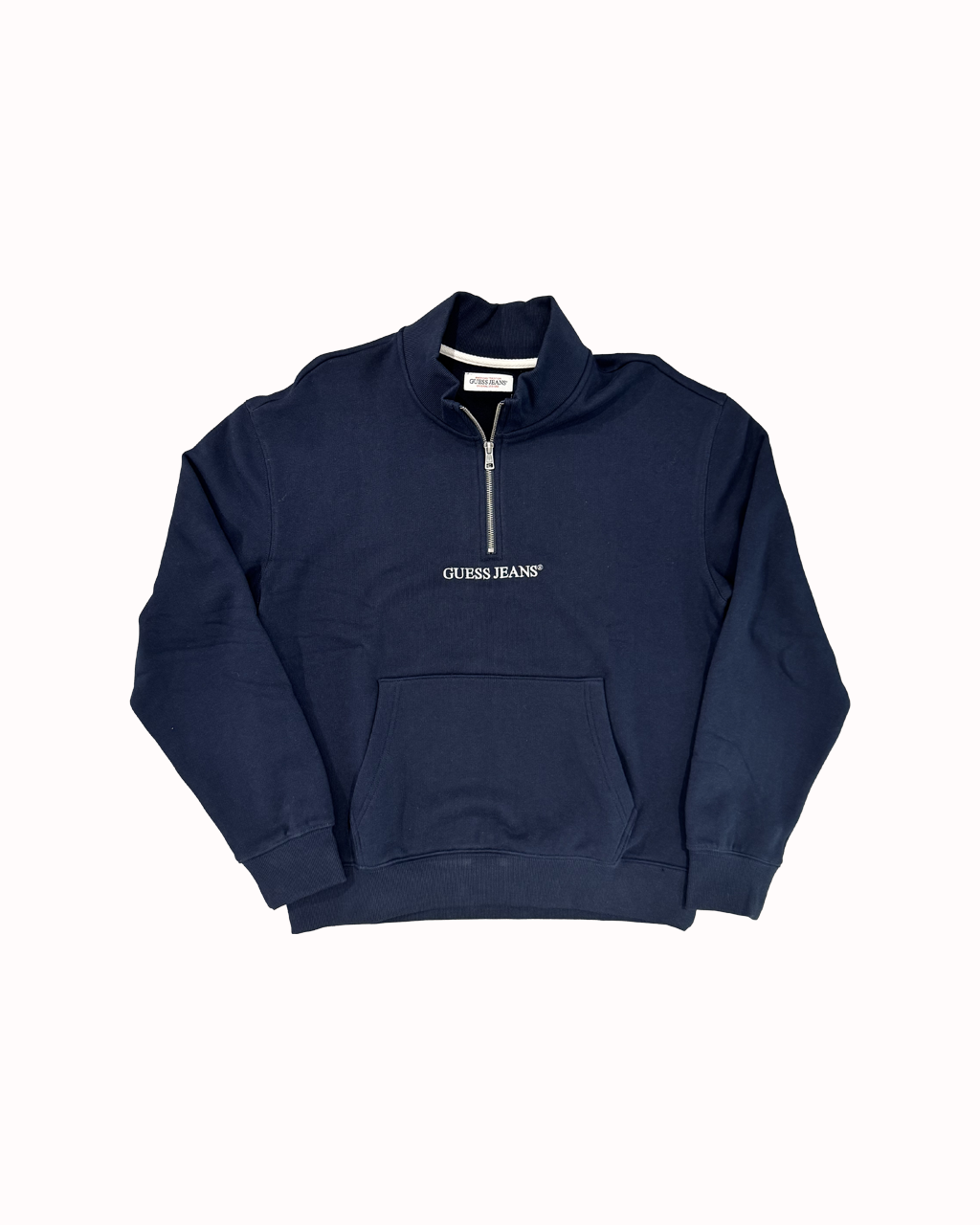 GUESS JEANS half zip crewneck