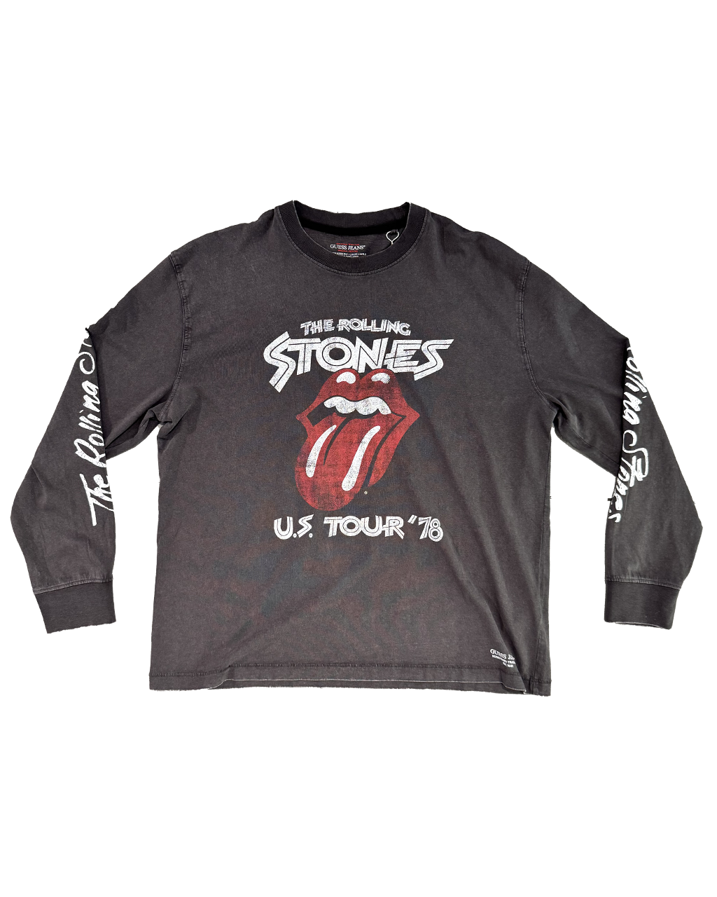 GUESS JEANS Rolling Stones LS tee