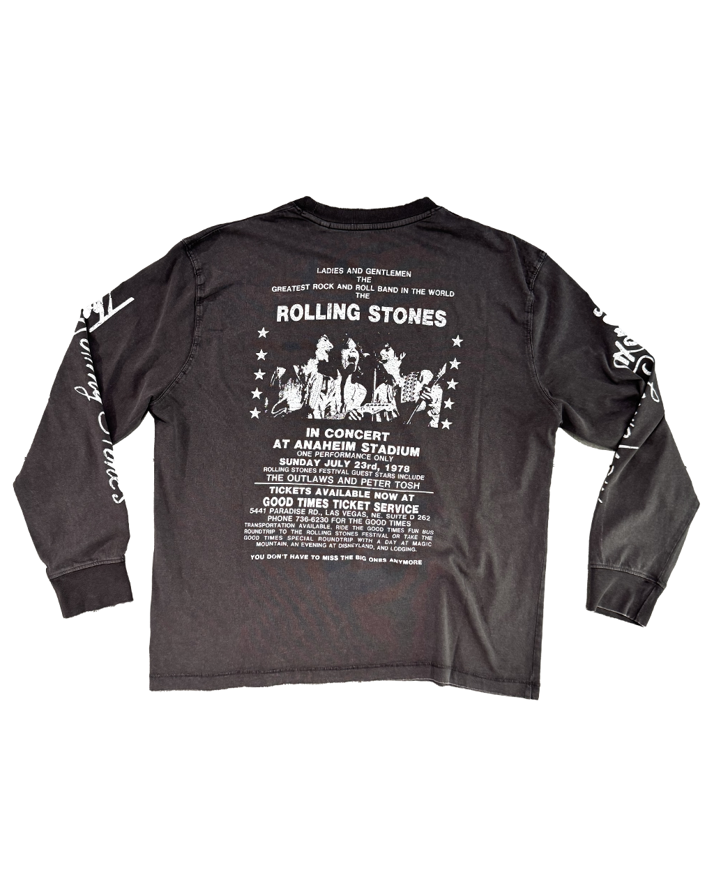 GUESS JEANS Rolling Stones LS tee