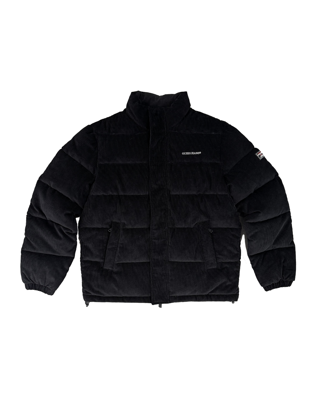 GUESS JEANS corduroy puffer jacket