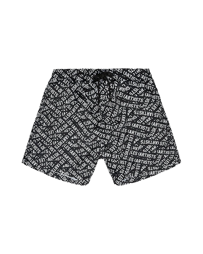 LES (ART)ISTS logo swim shorts