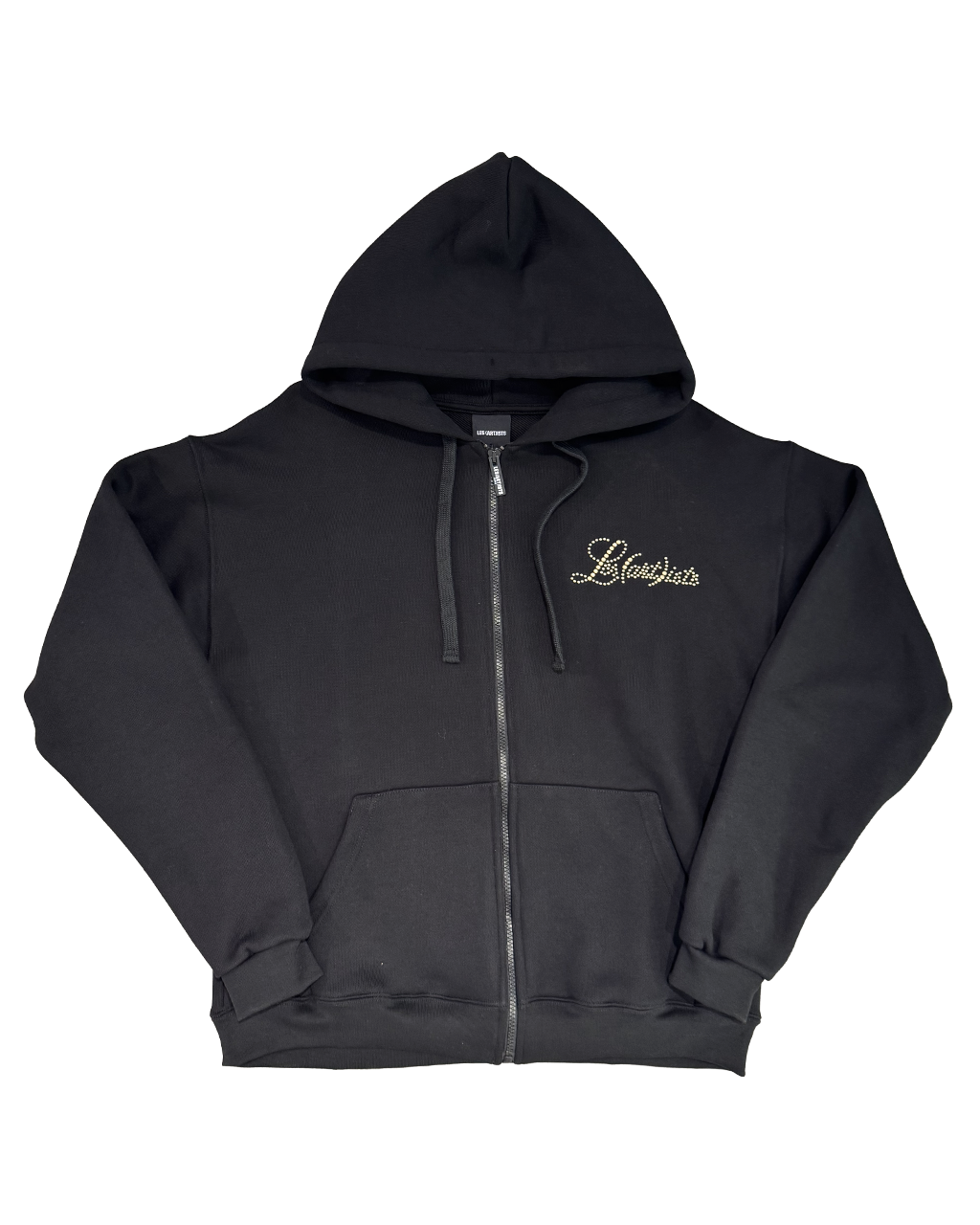 LES (ART)ISTS club Paris stud zip hoodie