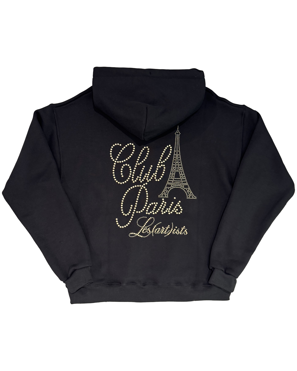 LES (ART)ISTS club Paris stud zip hoodie
