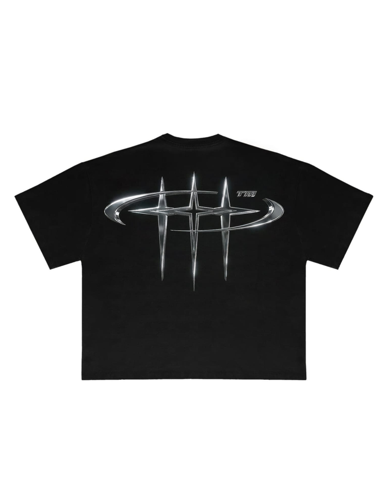 ON MY WAY metal logo tee