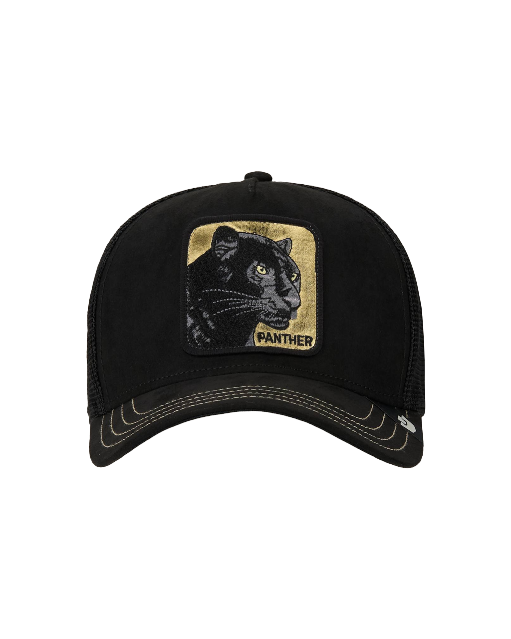 GOORIN BROS suede panther black gold