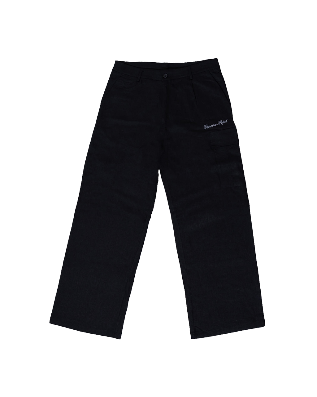 GIVOVA PRJCT linen cargo black