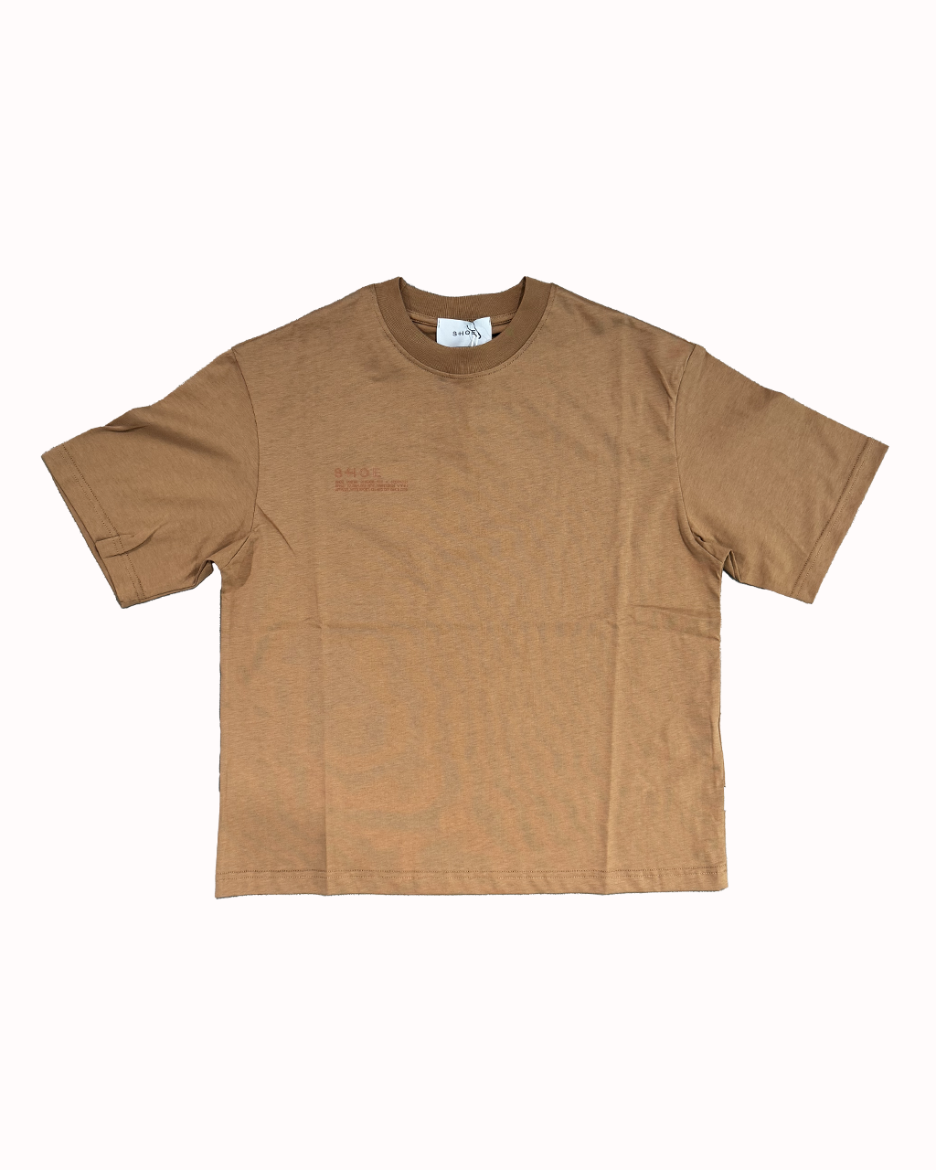SHOE logo boxy tee