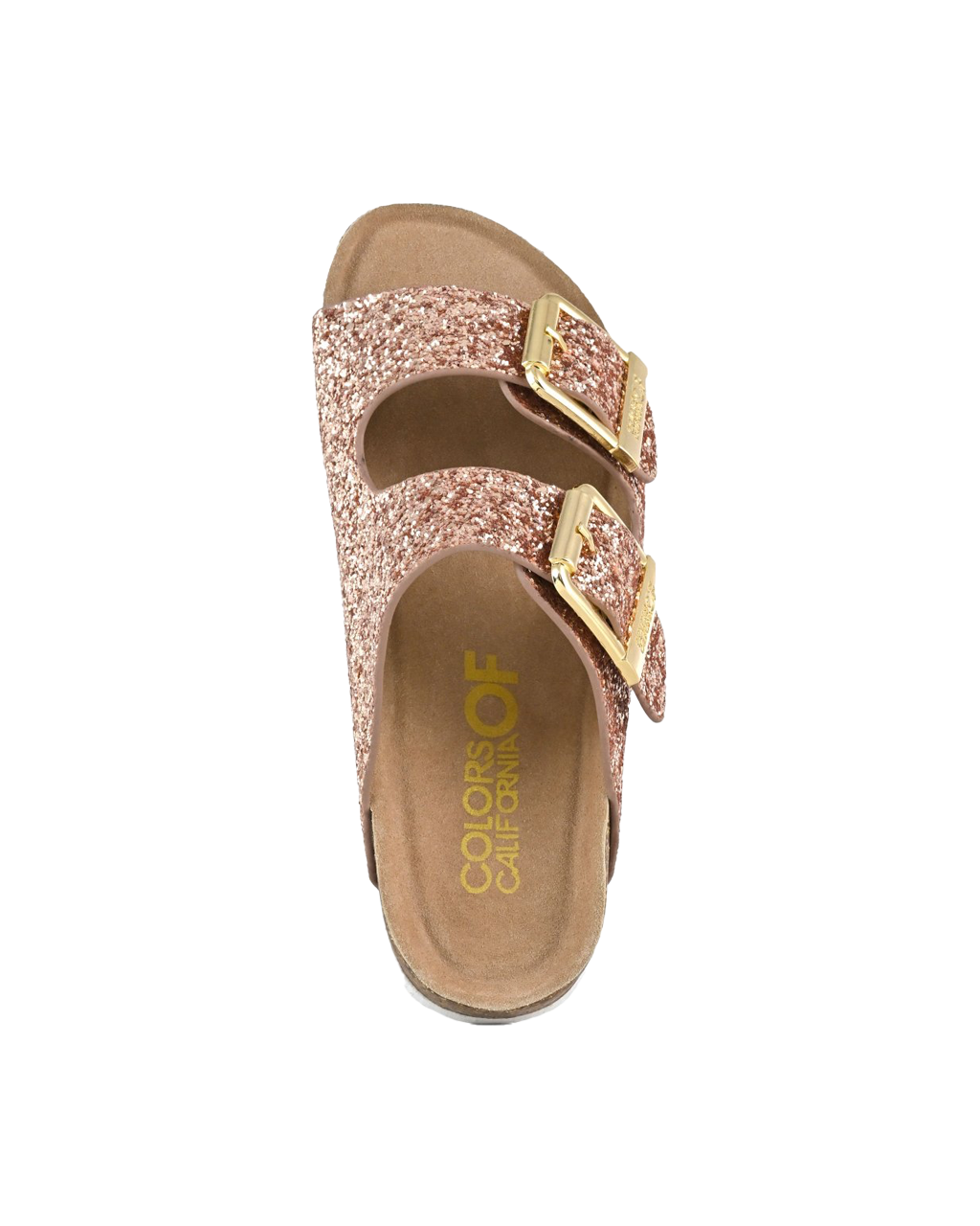 COLORS OF CALIFORNIA slofi glitter rose gold